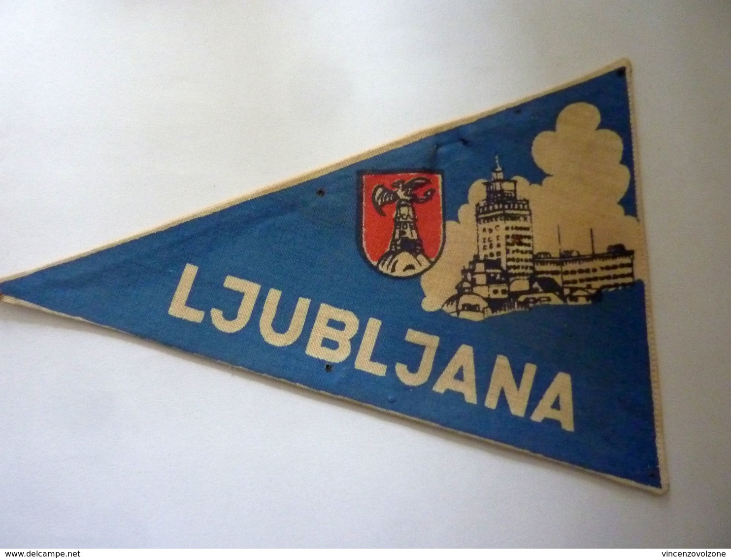 Gagliardetto "LJUBLJANA" Anni ' 60 - Altri & Non Classificati