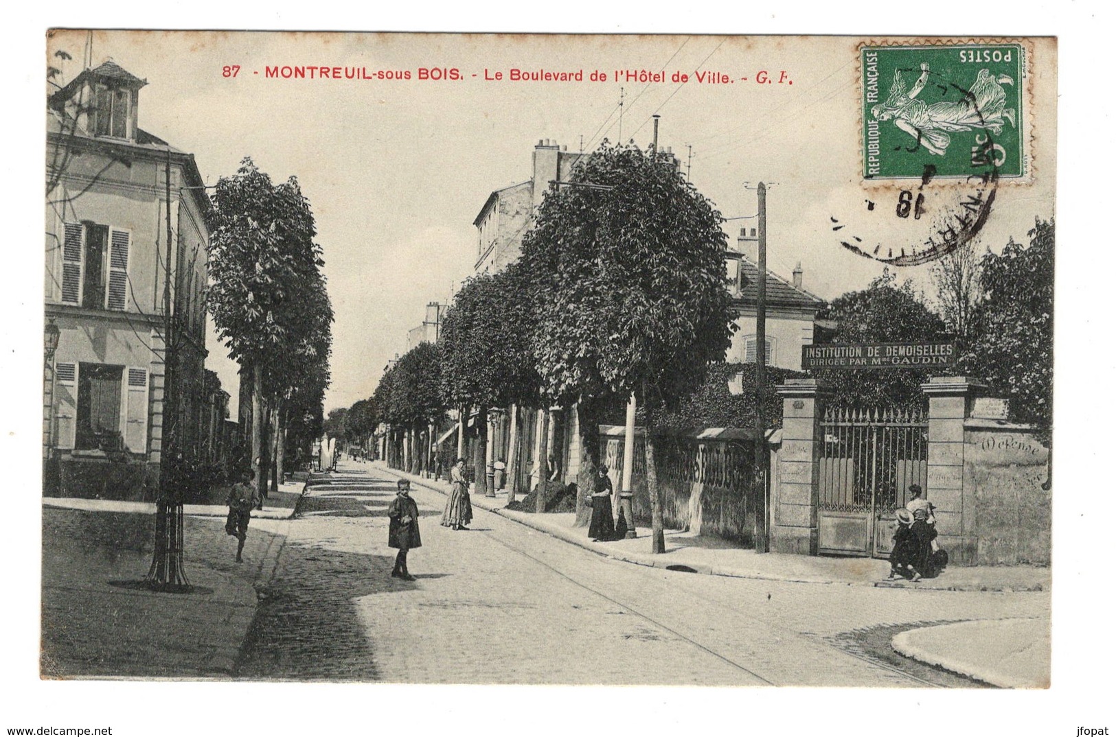 93 SEINE SAINT DENIS - MONTREUIL SOUS BOIS Le Boulevard De L'Hôtel De Ville (voir Descriptif) - Montreuil