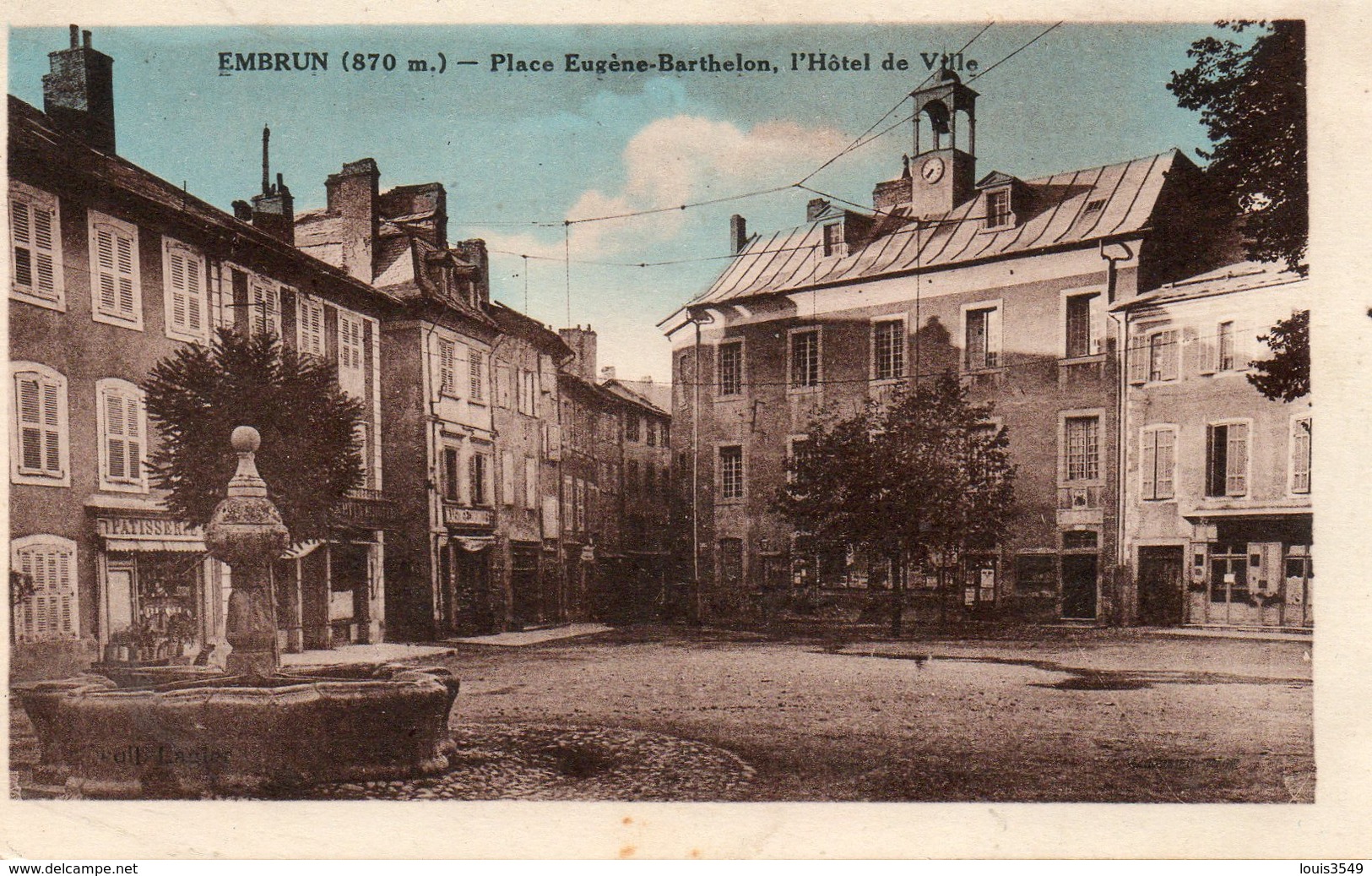 Embrun -    Place  Eugène - Barthelon, L' Hôtel  De  Ville. - Embrun