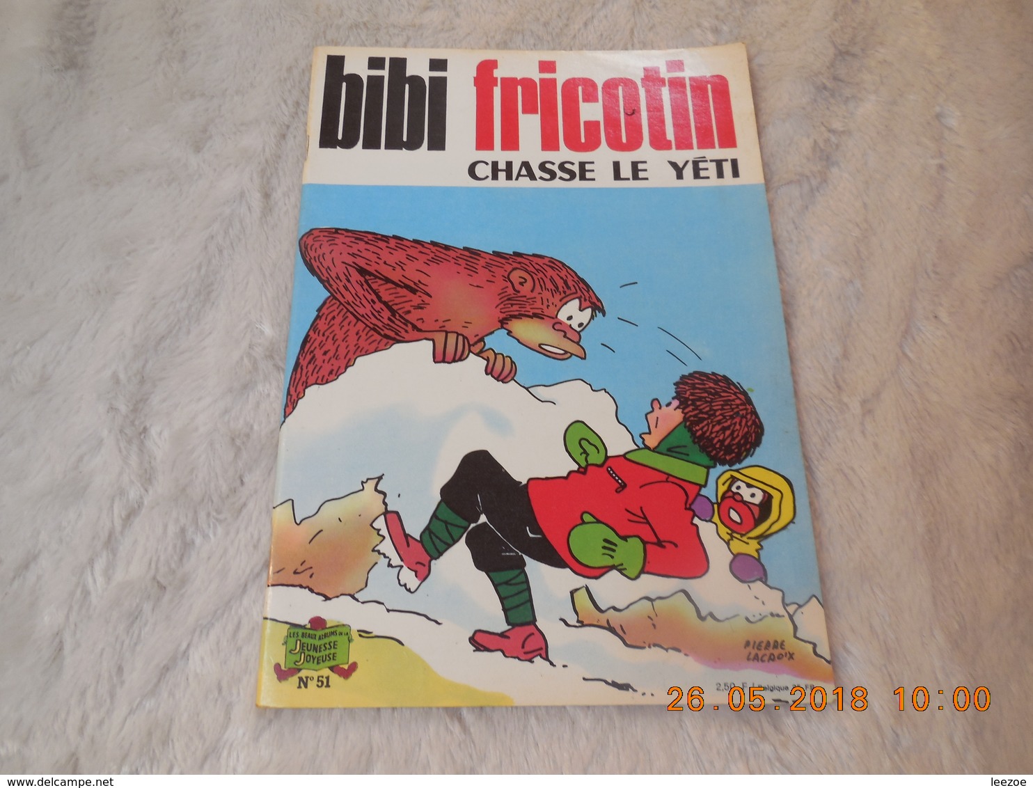 Bibi Fricotin N°51 Chasse Le Yéti, Pierre Lacroix,jeunesse Joyeuse - Bibi Fricotin