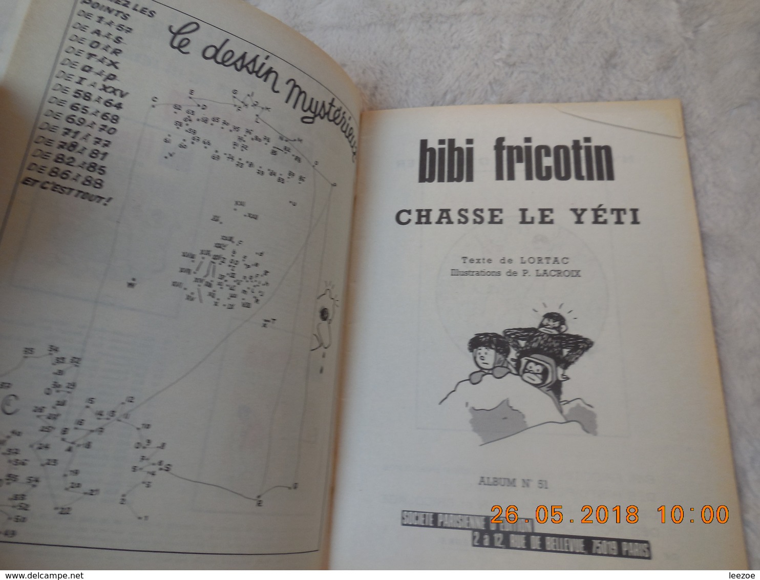 Bibi Fricotin N°51 Chasse Le Yéti, Pierre Lacroix,jeunesse Joyeuse - Bibi Fricotin