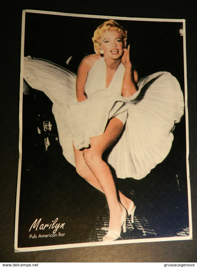 13301bis) MARILYN MONROE PUB AMERICAN BAR CORINALDO INAUGURAZIONE 1996 - Donne Celebri