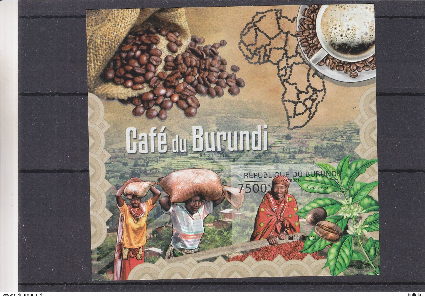 Boissons - Café - Burundi - COB BF 348 ** - MNH - NON Dentelé - Valeur 36 Euros - Neufs