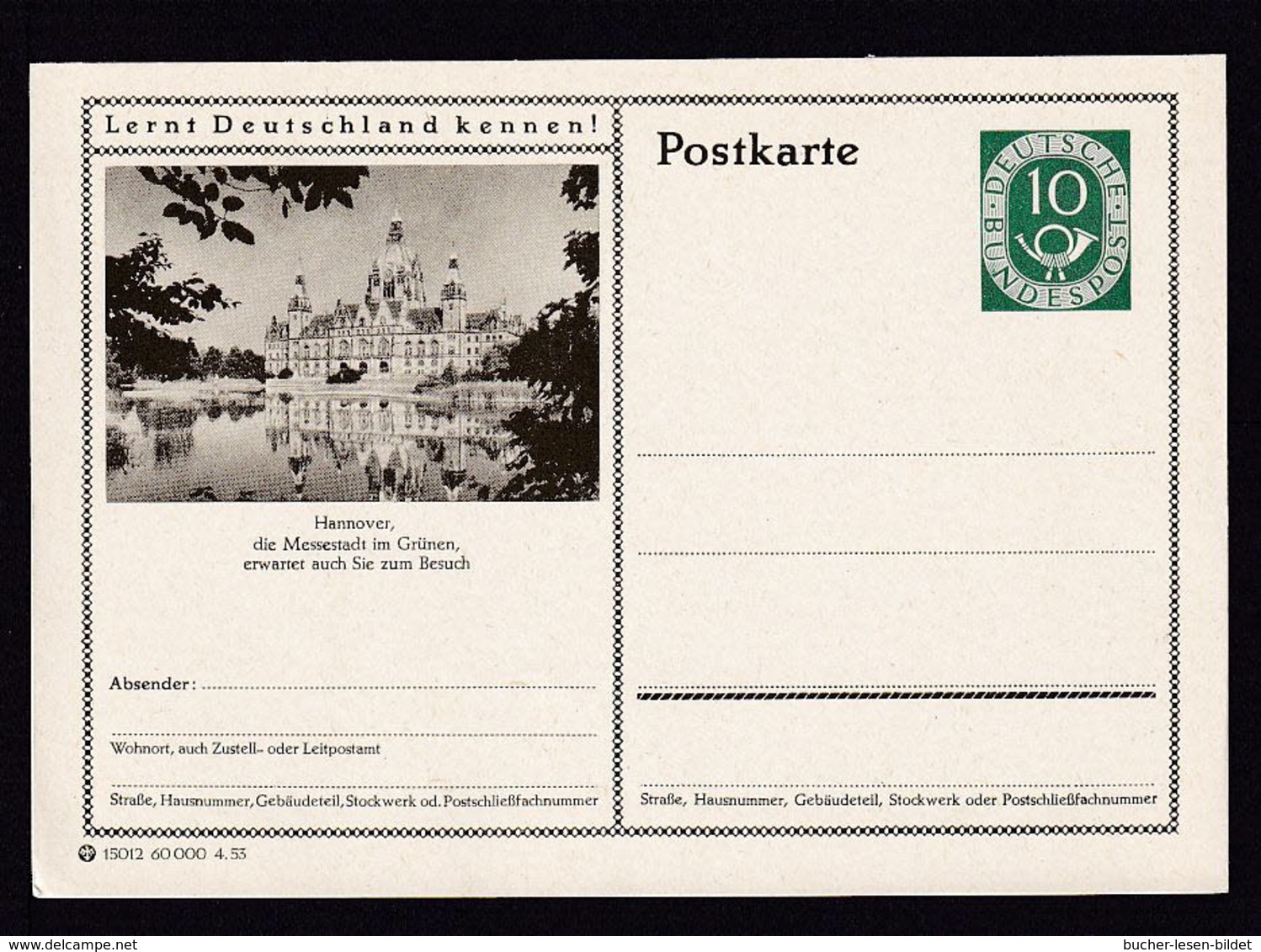 Bund P 17 038 Hannover  Ungebraucht - Cartes Postales Illustrées - Neuves