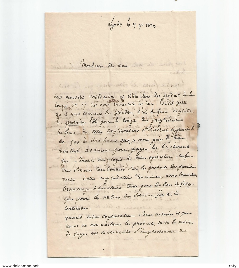 2 Lettres Complètes De  LUXEMBOURG De 1839 Et 7 Janvier 1840. ( La Lettre De 1839, N'a Pas De Marque Postale) !!!! - ...-1852 Préphilatélie