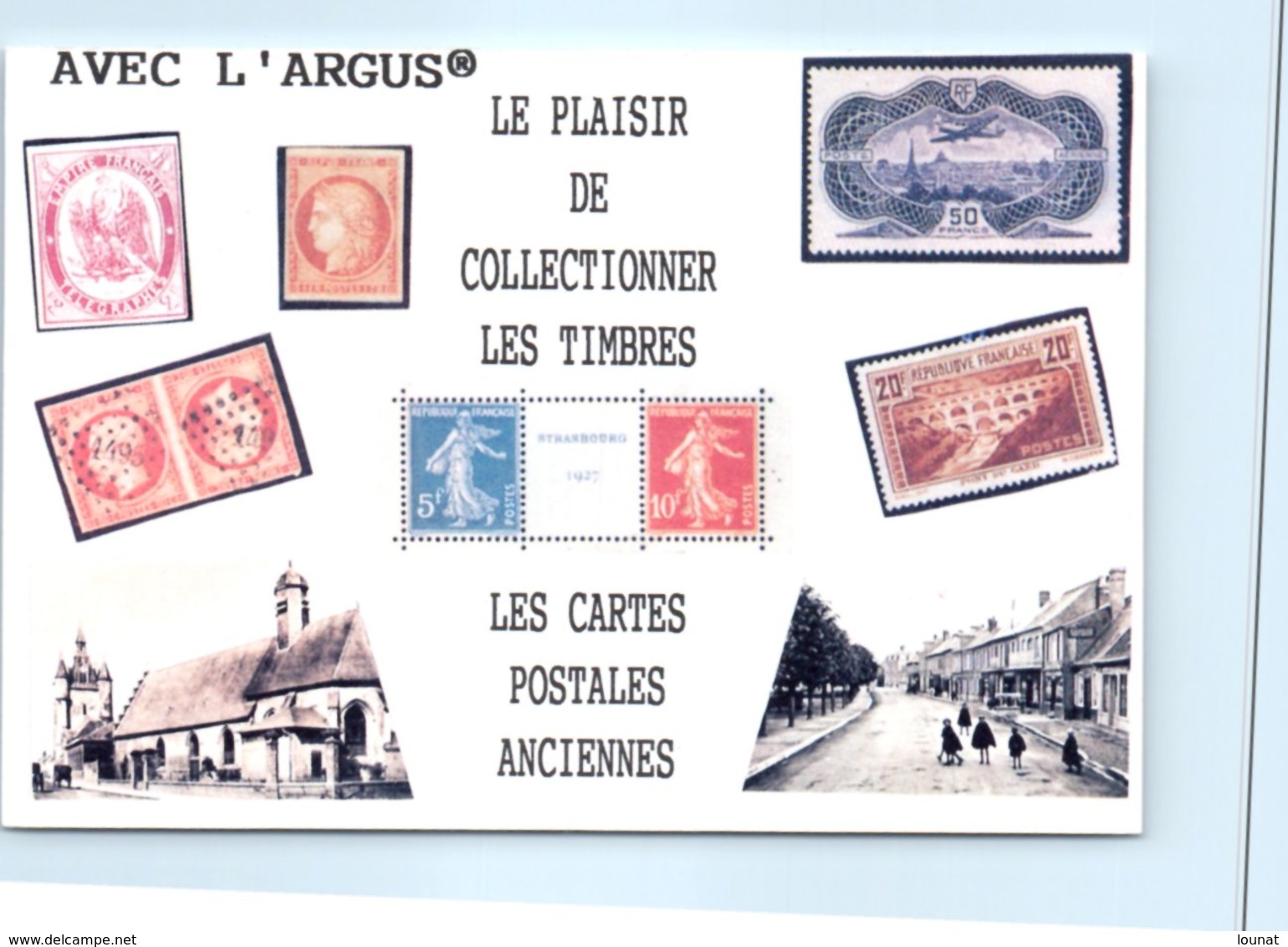 Timbres - L'arfgus - Le Plaisir De Collectionner Les Timbres - Briefmarken (Abbildungen)