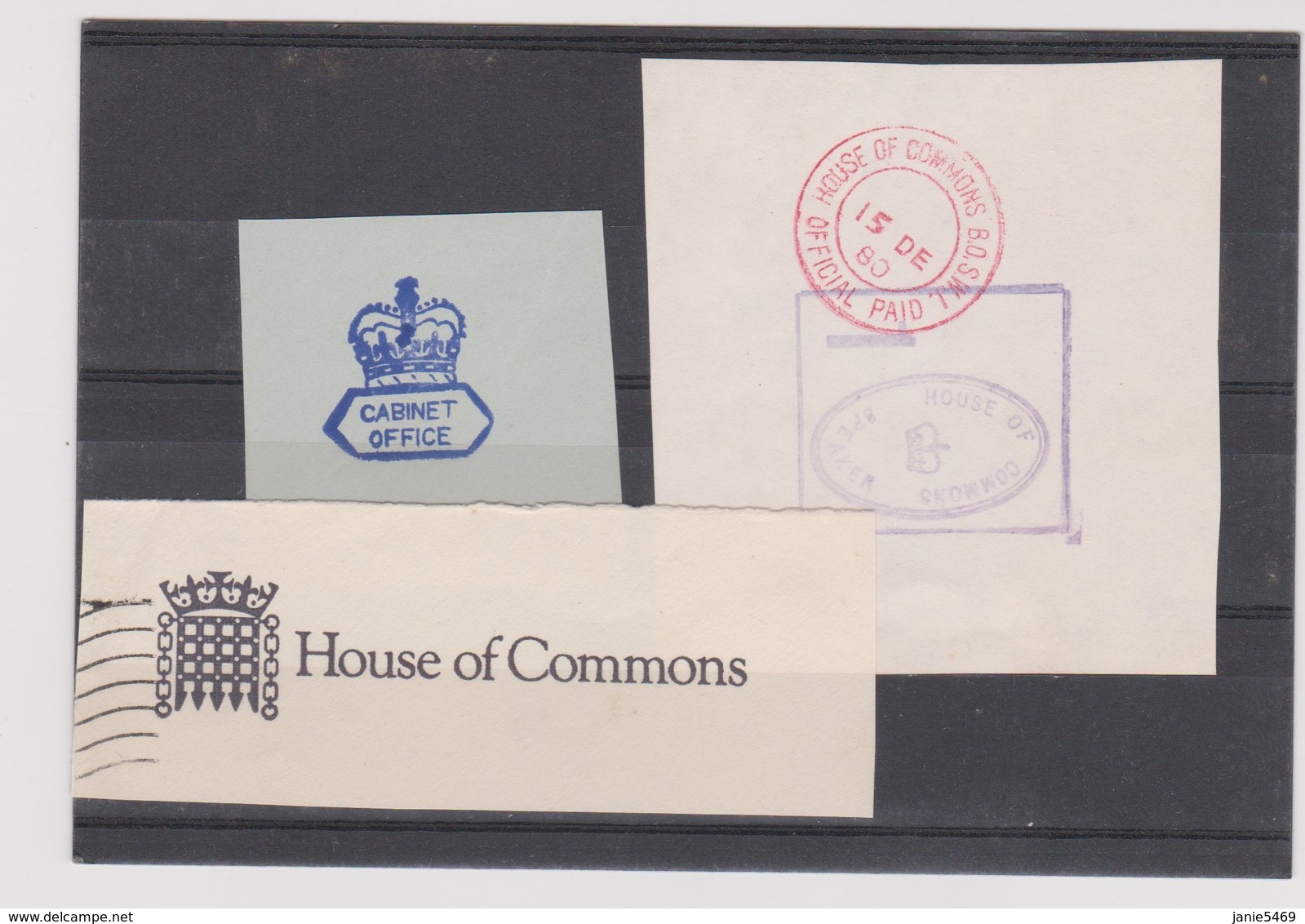 Great Britain 1981 House Of Common Peaces - Used Stamps