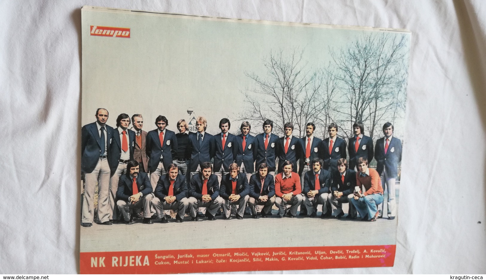 1974 TEMPO YUGOSLAVIA SERBIA SPORT FOOTBALL MAGAZINE NEWSPAPER WM74 CHAMPIONSHIP DZAJIC FOGST MUNDIAL RIJEKA Johan Johan - Sports