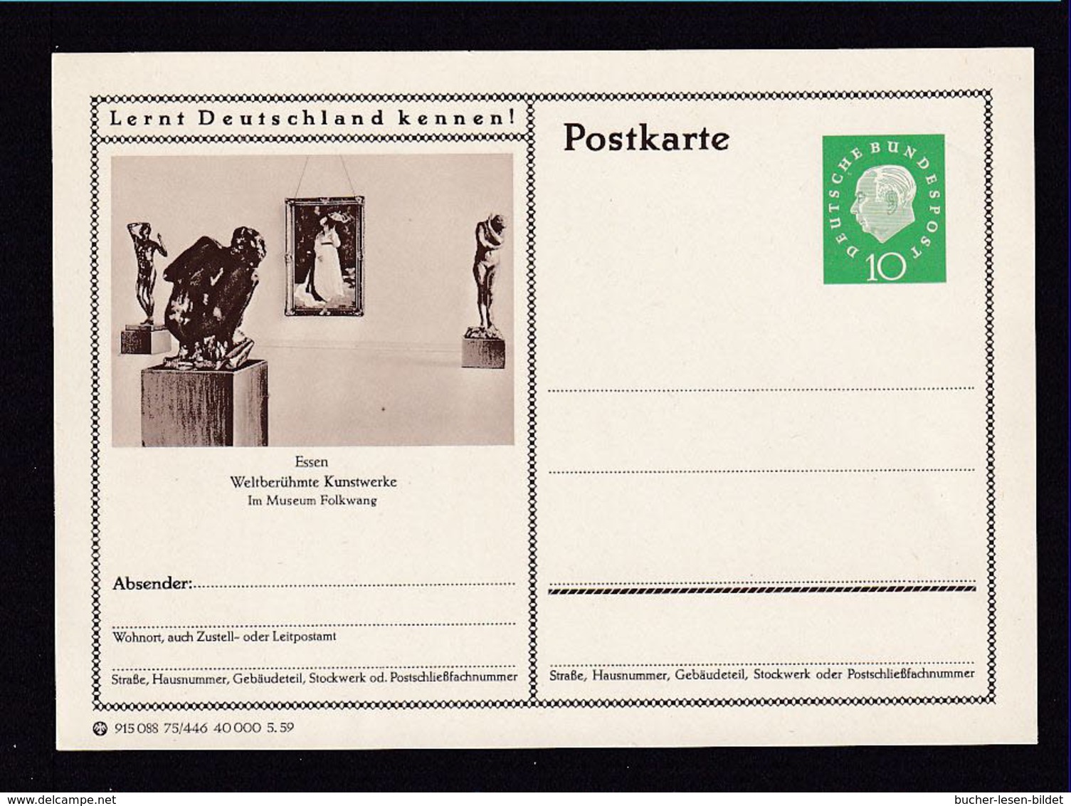 Bund P 41  75/446 Essen   Ungebraucht - Cartes Postales Illustrées - Neuves