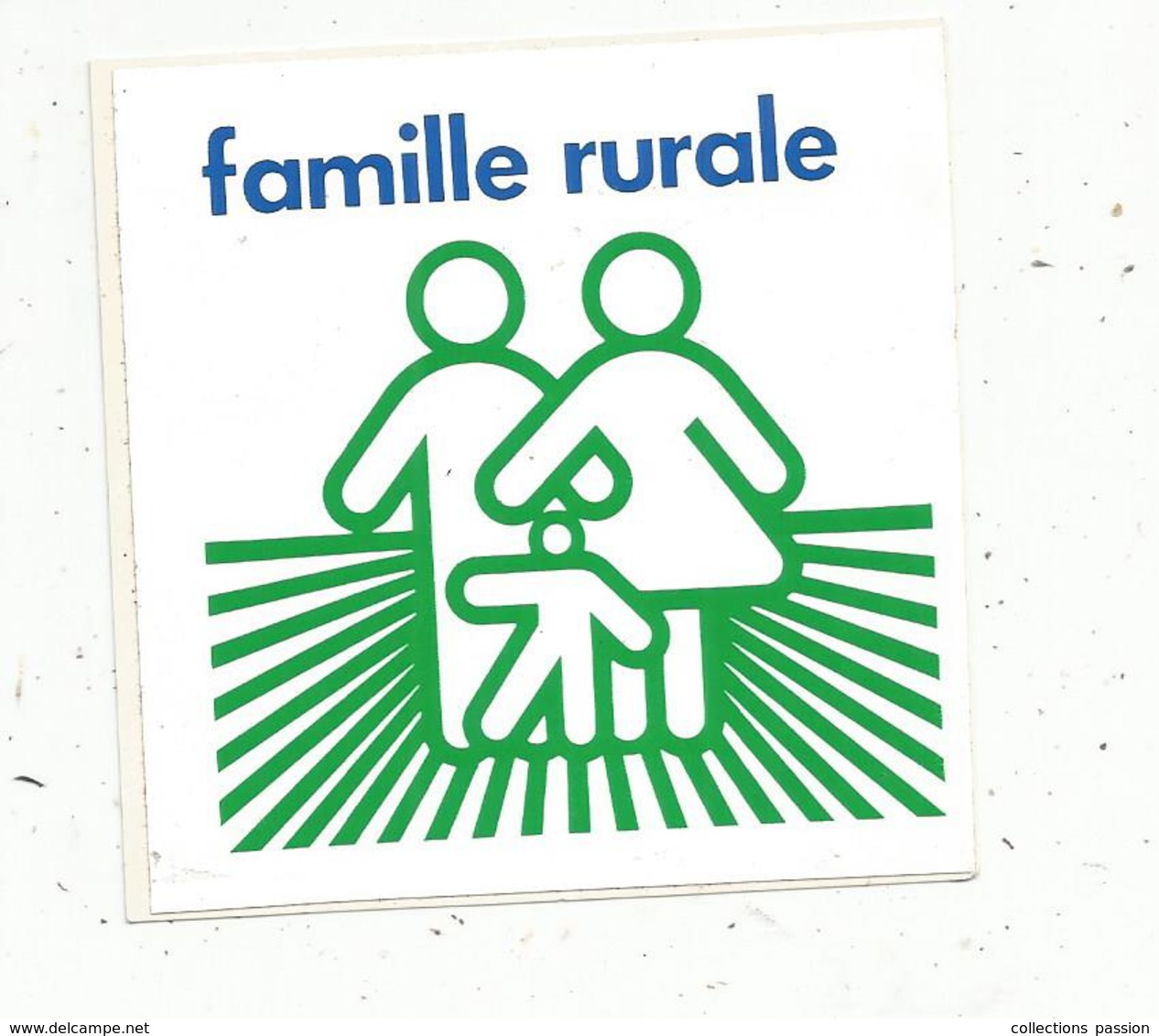 Autocollant , Association , FAMILLE RURALE - Pegatinas