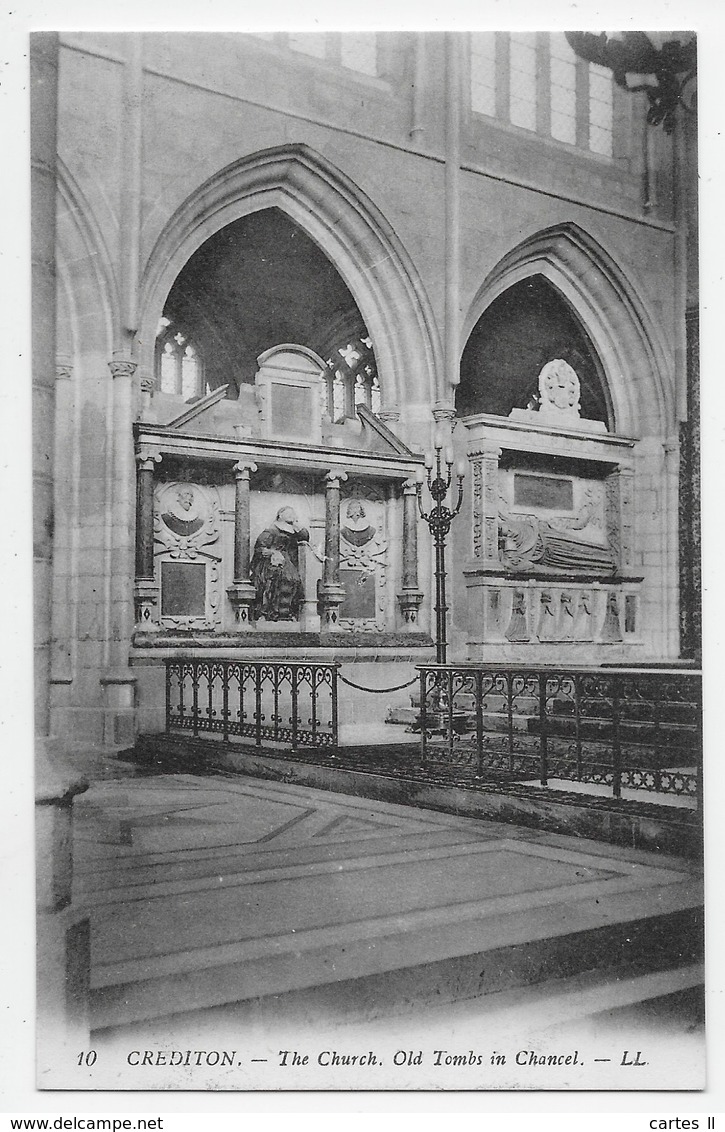 DC 1372 - CREDITON - The Church. Old Tombs In Chancel - LL 10 - Other & Unclassified