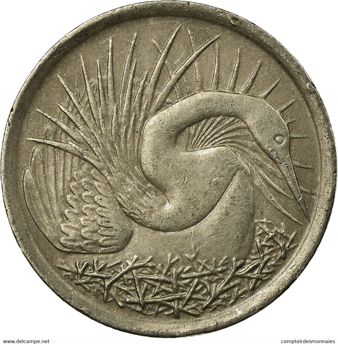 Monnaie, Singapour, 5 Cents, 1973, Singapore Mint, TTB, Copper-nickel, KM:2 - Singapour