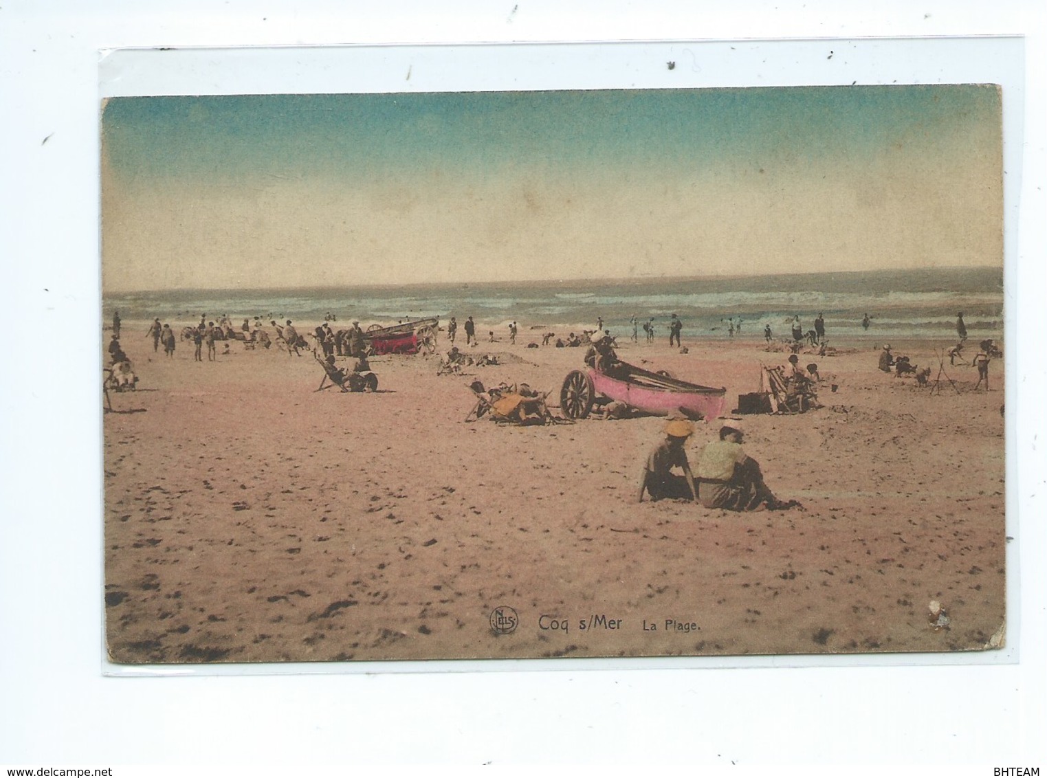 De Haan Coq Sur Mer Plage ( Gekleurd ) - De Haan