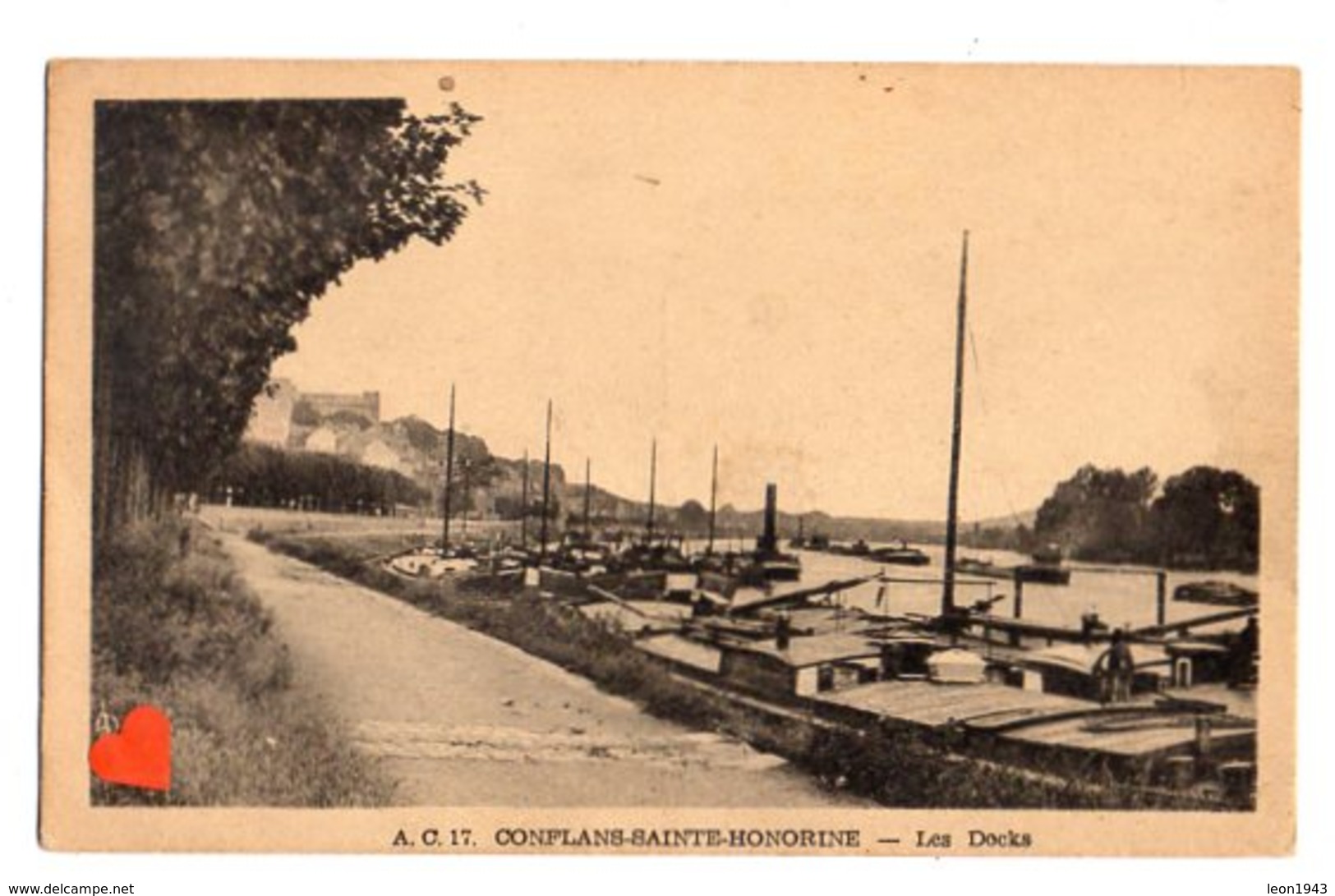 01753-LE-78-CONFLANS-SAINTE-HONORINE-Les Docks--------------péniches - Conflans Saint Honorine