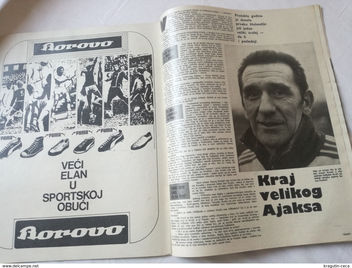 1974 TEMPO YUGOSLAVIA SERBIA SPORT FOOTBALL MAGAZINE NEWSPAPERS WM74 CHAMPIONSHIPS WOMAN HANDBALL Anatoly Karpov CHESS - Other & Unclassified