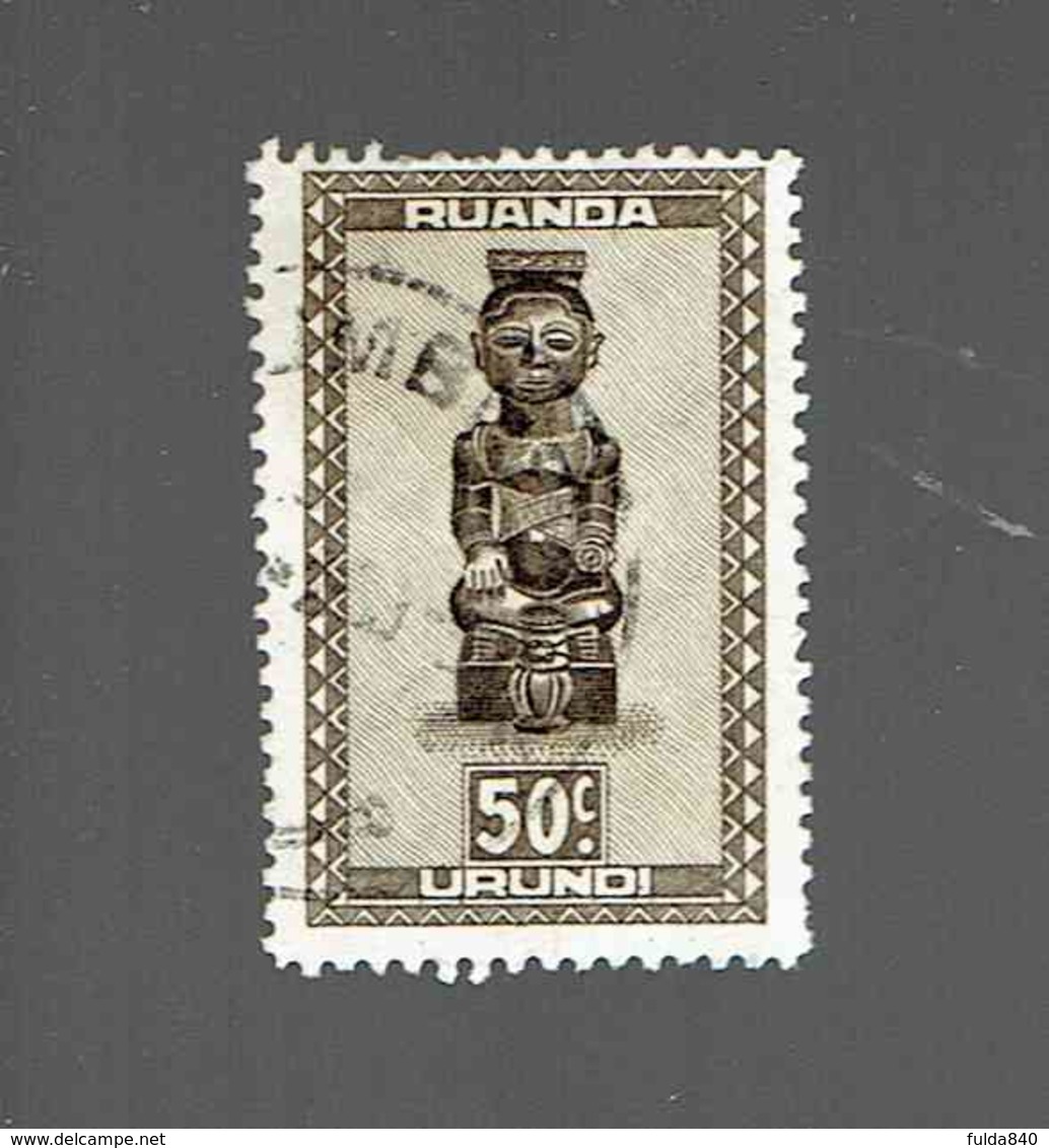 RUANDA URUNDI.(COB-OBP)   1948 - N°159   *L'Art Indigène" *  50c  Obl - Oblitérés