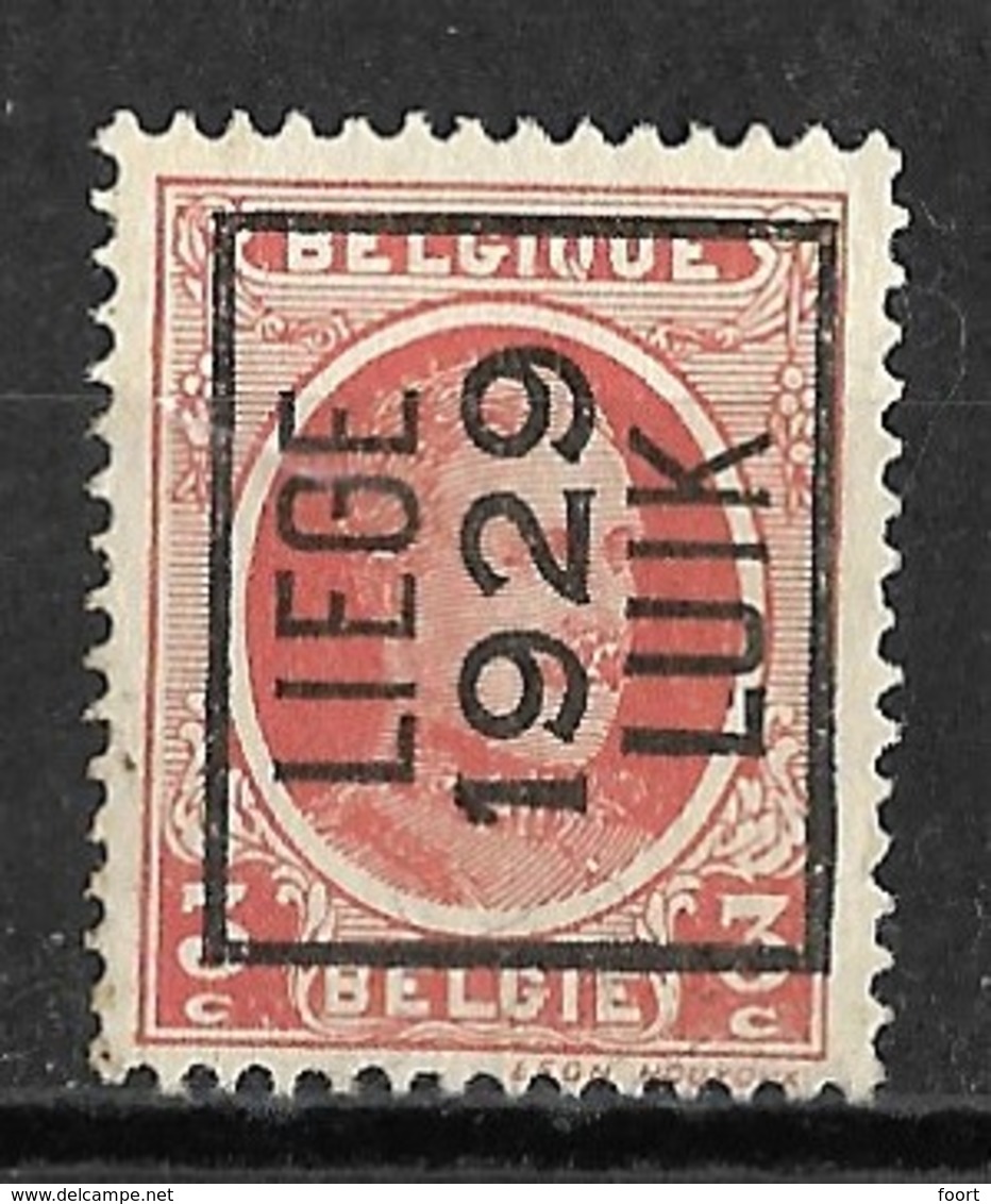 Luik 1929  Typo Nr. 188A - Typos 1922-31 (Houyoux)