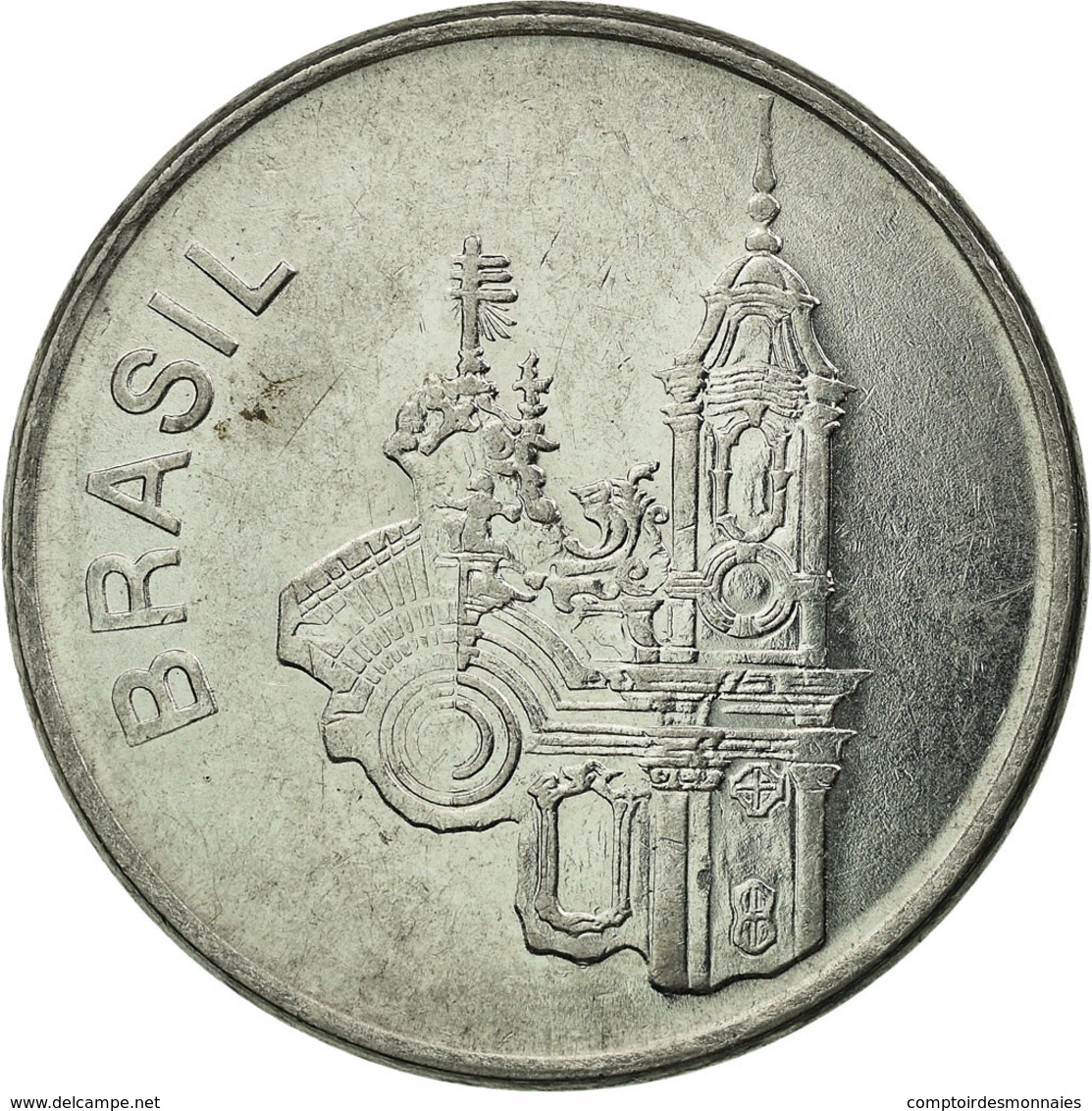 Monnaie, Brésil, 20 Cruzeiros, 1982, TTB, Stainless Steel, KM:593.1 - Brazil