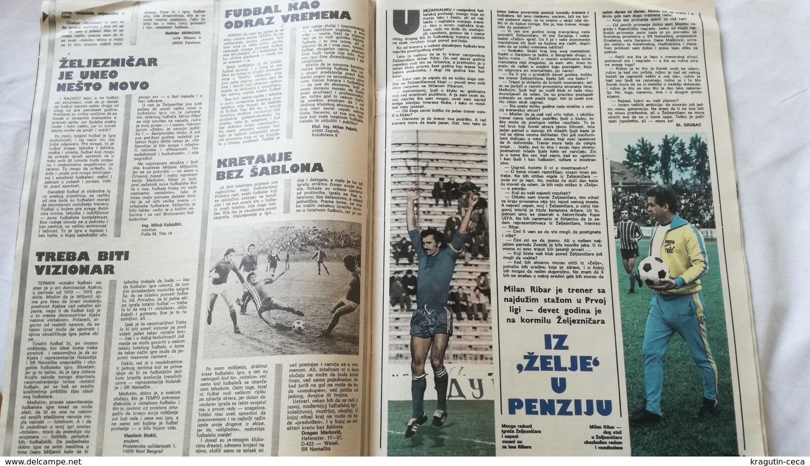 1975 TEMPO YUGOSLAVIA SERBIA SPORT FOOTBALL MAGAZINE NEWSPAPERS 1975 Pan American Games MEXICO WATER POLO SPITZ MARK - Andere & Zonder Classificatie