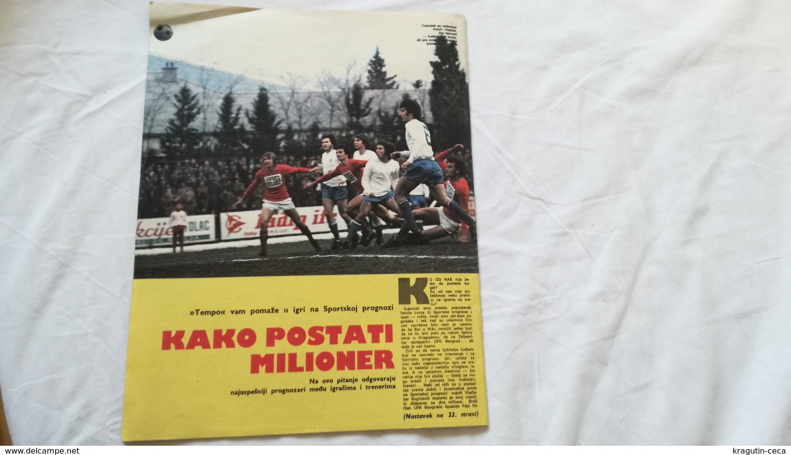 1975 TEMPO YUGOSLAVIA SERBIA SPORT FOOTBALL MAGAZINE NEWSPAPERS 1975 Pan American Games MEXICO WATER POLO SPITZ MARK