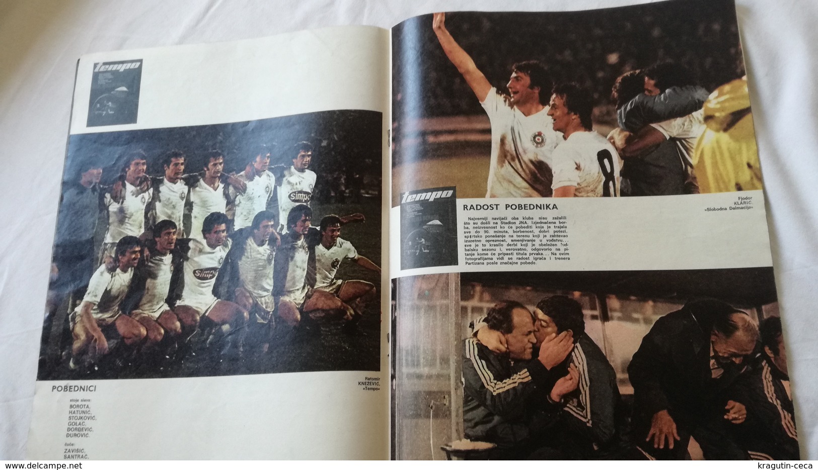 1978 TEMPO YUGOSLAVIA SERBIA SPORT FOOTBALL MAGAZINE NEWSPAPERS OLGA KORBUT CRVENA ZVEZDA MUHAMMAD ALI WM ARGENTINA