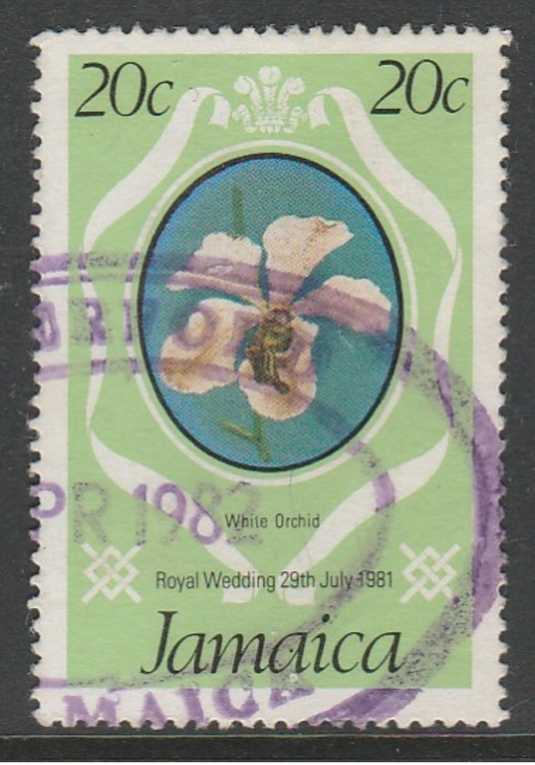 Jamaica 1981 Royal Wedding 20 C Multicoloured SW 508 O Used - Jamaica (1962-...)