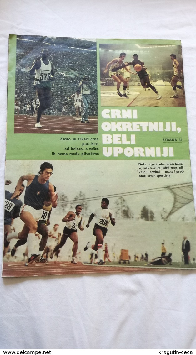 1978 TEMPO YUGOSLAVIA SERBIA SPORT FOOTBALL MAGAZINE NEWSPAPERS ARGENTINA CHAMPIONSHIPS MATE PARLOV BOXING ATHLETICS - Sports