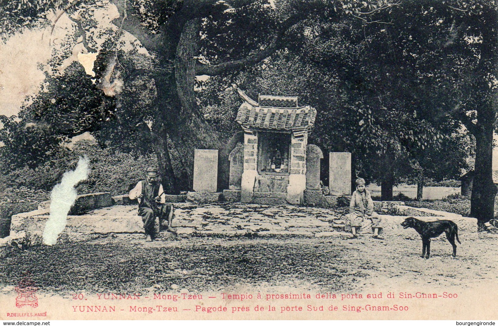 CHINE YUNNAN Mong Tzeu Pagode Près De La Porte Sud De Sing Gnam Soo - Chine