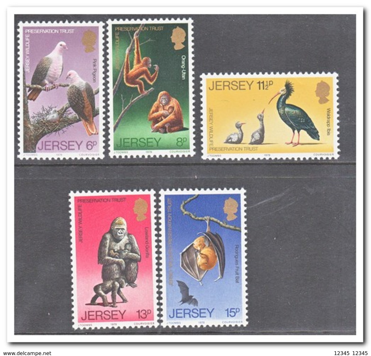 Jersey 1979, Postfris MNH, Birds - Jersey