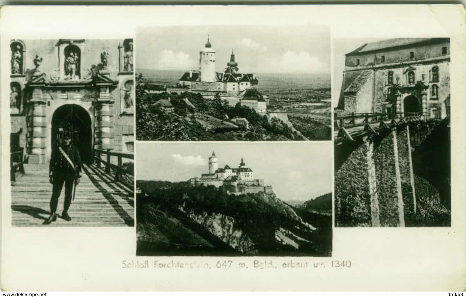 AK AUSTRIA - SCHLOSS FORCHTENSTEIN - 4 VIEWS - VERLAG FRANZ MORTL - 1950s  ( BG2539 ) - Forchenstein