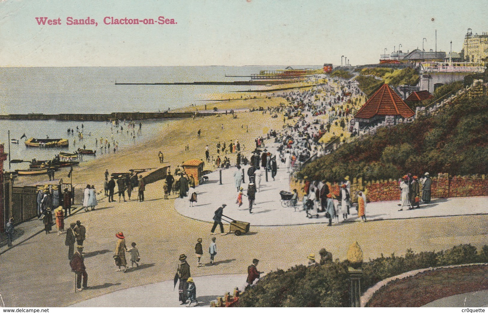 ANGLETERRE ESSEX CLACTON ON SEA - PANORAMA En 1935 - Clacton On Sea