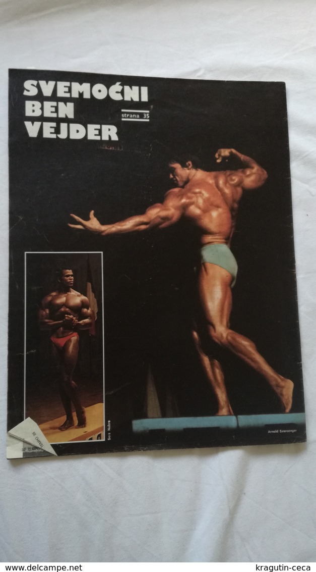 1978 TEMPO YUGOSLAVIA SERBIA SPORT FOOTBALL MAGAZINE NEWSPAPERS ARGENTINA CHAMPIONSHIPS BEN WEIDER BODY BUILDING CHESS - Deportes