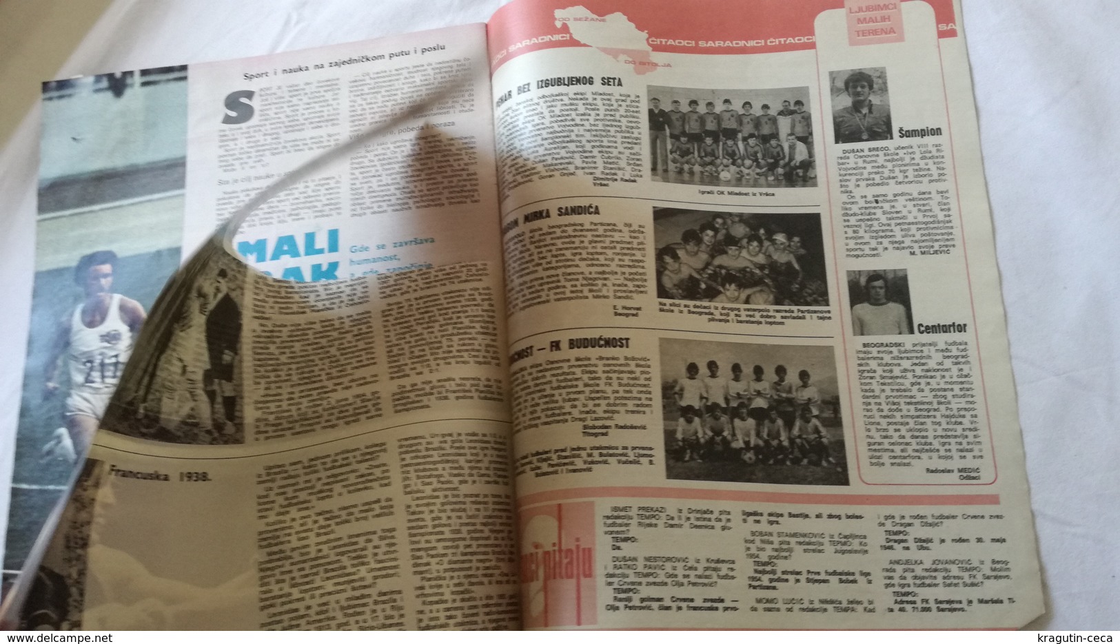 1978 TEMPO YUGOSLAVIA SERBIA SPORT FOOTBALL MAGAZINE NEWSPAPERS ARGENTINA CHAMPIONSHIPS BEN WEIDER BODY BUILDING CHESS