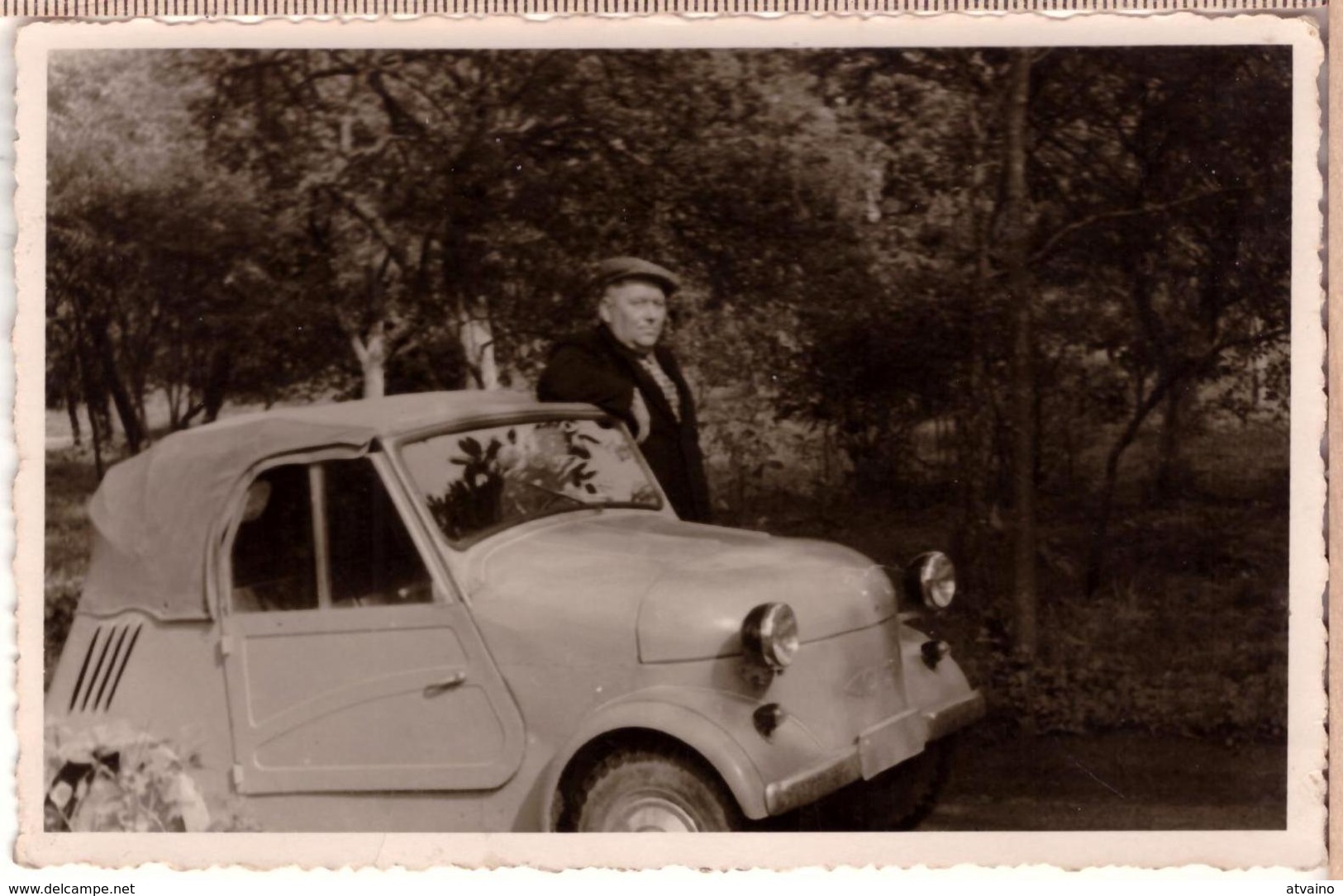 Russian Invacar СМЗ С3-А Vintage Photo 1958 - Autres & Non Classés