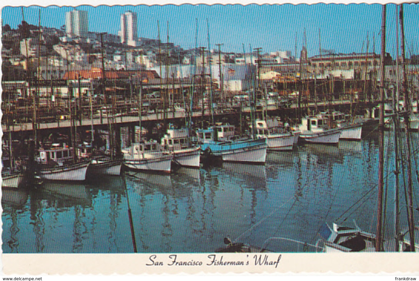 Postcard - San Francisco Fisherman's Wharf - Card No. 103 - VG - Unclassified