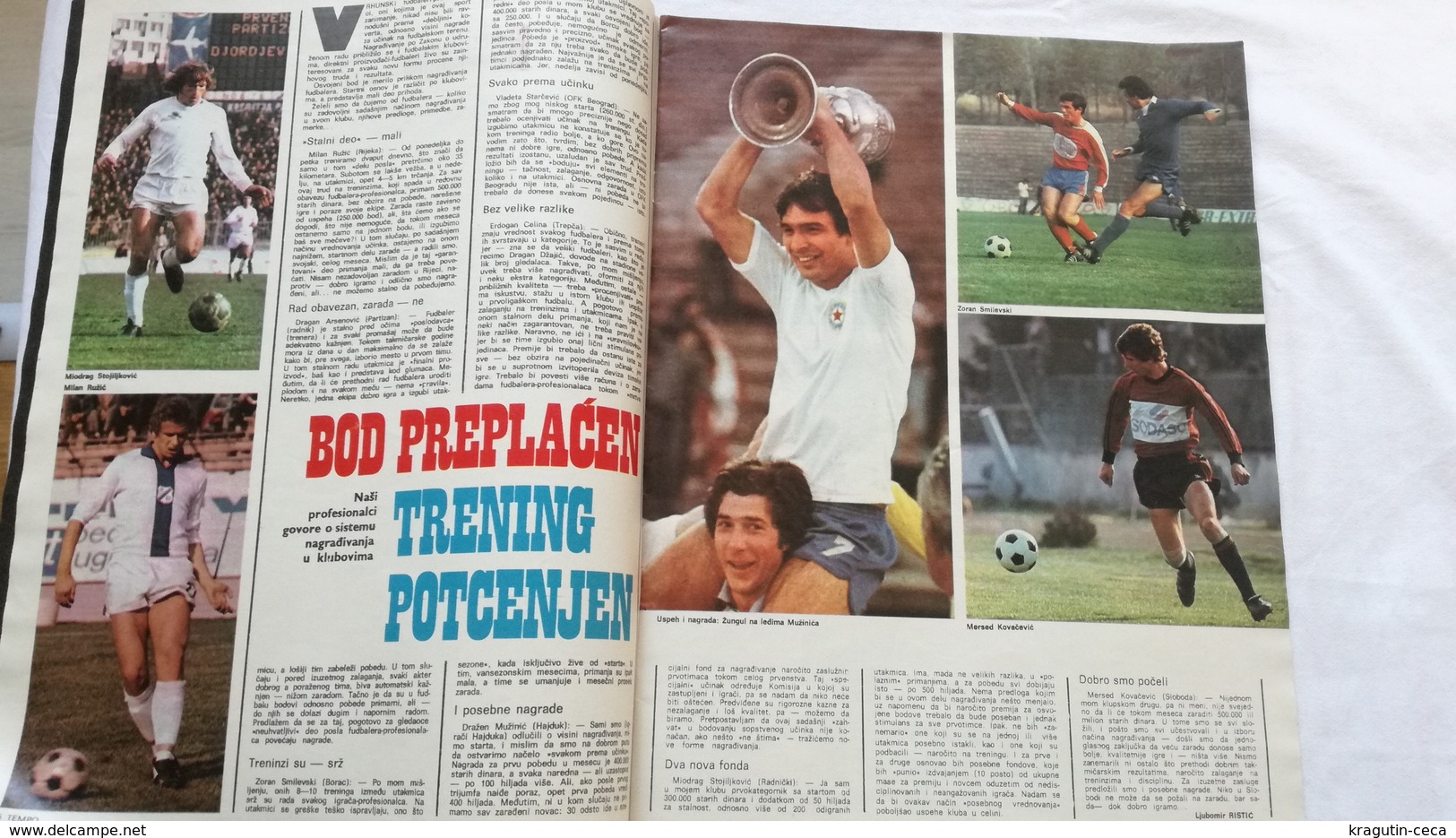 1978 TEMPO YUGOSLAVIA SERBIA SPORT FOOTBALL MAGAZINE NEWSPAPER ARGENTINA DRAGAN DZAJIC César Luis Menotti RIJEKA MARIBOR - Autres & Non Classés