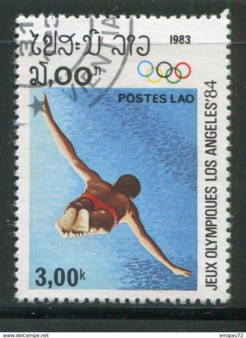 LAOS- Y&T N°451- Oblitéré - Plongeon