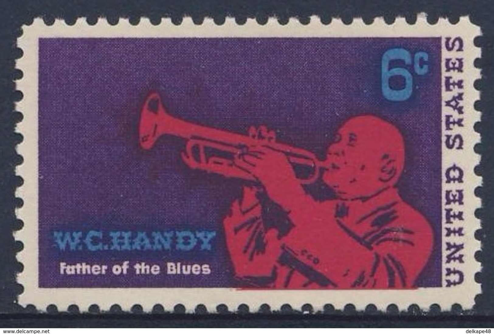 USA 1969 Mi 982 YT 875 Sc 1372 SG 1359 * MH - William Christopher Handy (1873-1958) Composer Jazz Musician Creator Blues - Muziek