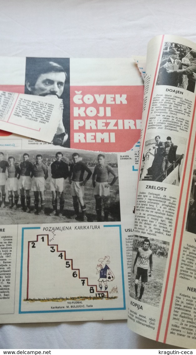 1978 TEMPO YUGOSLAVIA SERBIA SPORT FOOTBALL MAGAZINE NEWSPAPER ARGENTINA ALBIN PLANINS CHESS SAILING