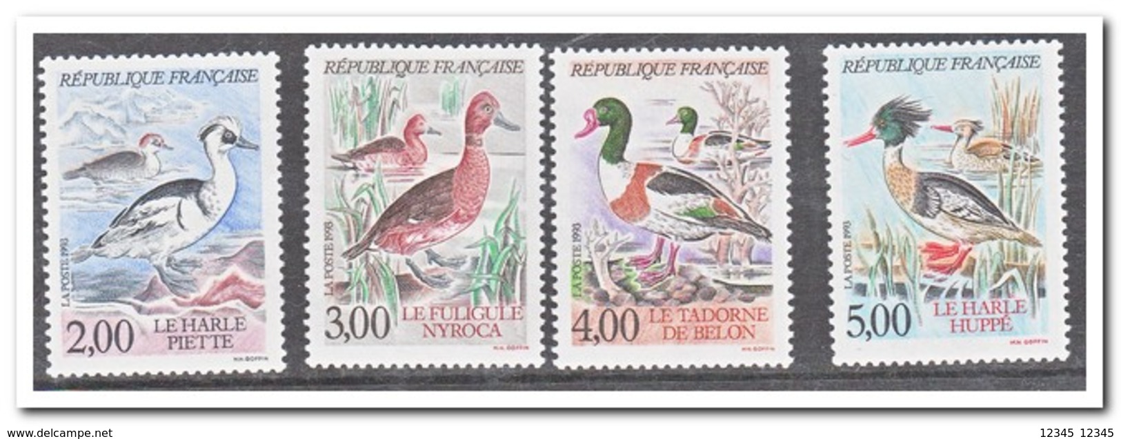 Frankrijk 1993, Postfris MNH, Birds - Ongebruikt