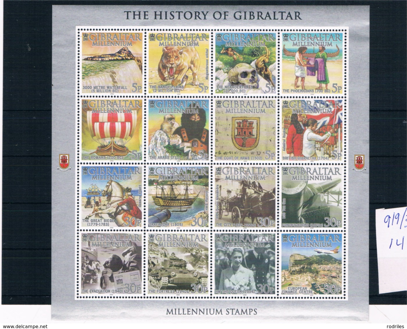 Gibraltar. Conjunto De Series Y Hojas Bloques Nuevas Y Modernas - Gibraltar