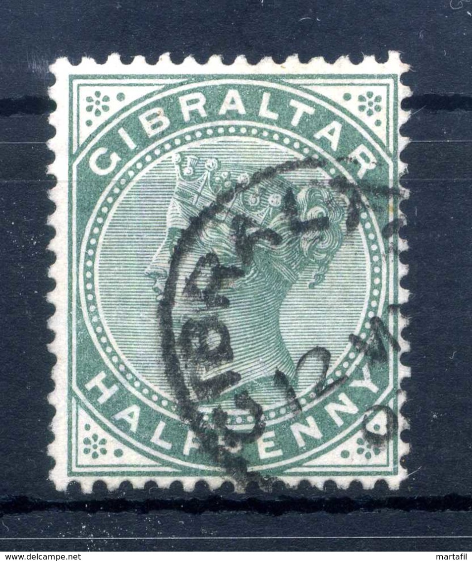 1886 GIBILTERRA N.8 USATO - Gibilterra