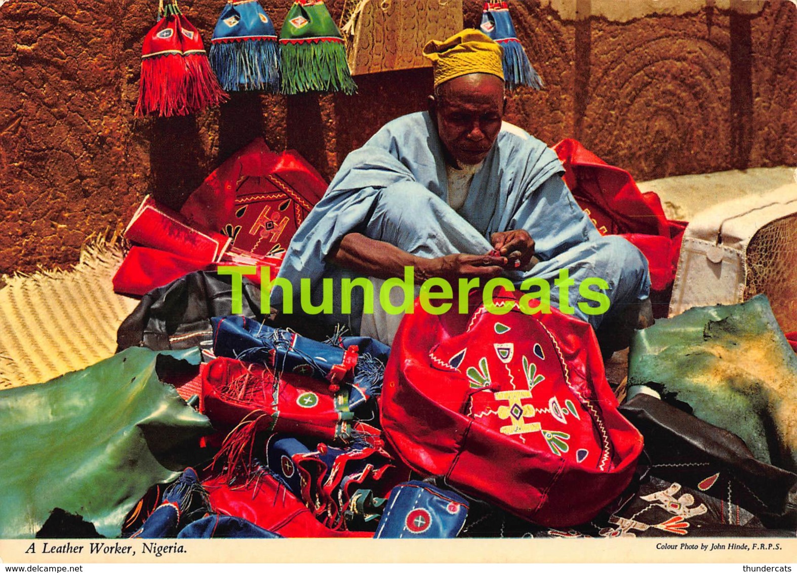 CPSM NIGERIA PHOTO JOHN HINDE A LEATHER WORKER - Nigeria