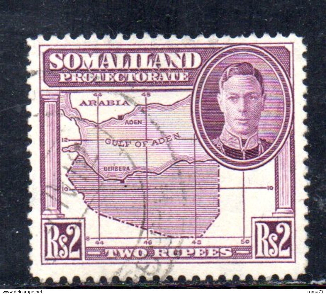 Y585 - SOMALILAND 1942 , Yvert 2 Rp N. 97  Usato - Somalilandia (Protectorado ...-1959)