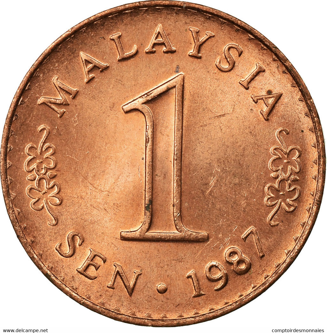 Monnaie, Malaysie, Sen, 1987, SUP, Copper Clad Steel, KM:1a - Malesia