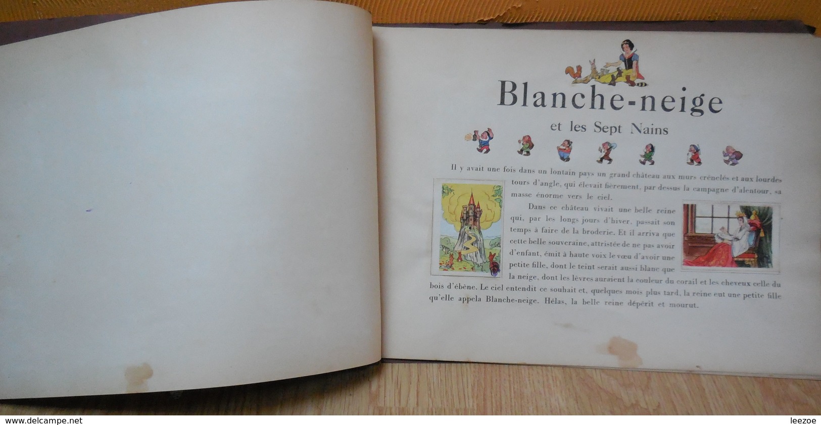 DISNEY CHROMOS...blanche Neige Et Les 7 Nains, Album Complet Chromos Disney - Albums & Catalogues