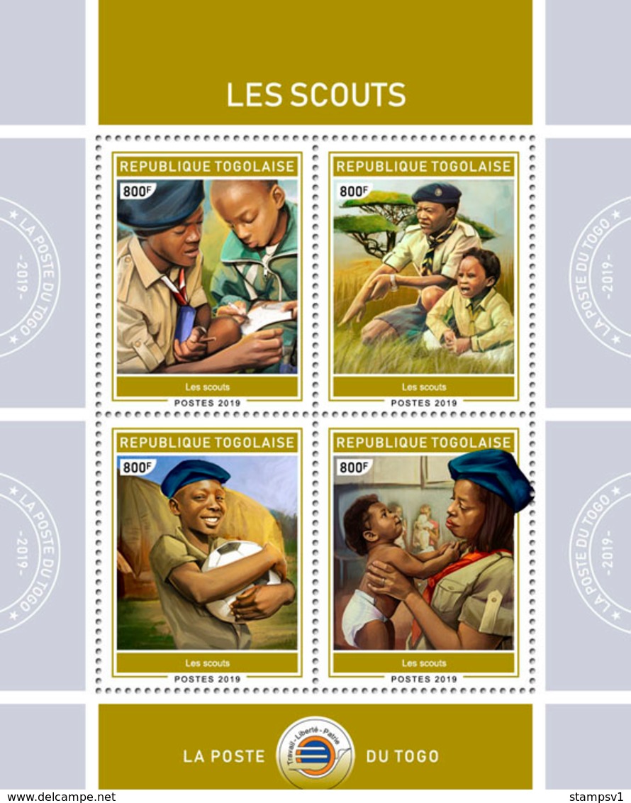 Togo. 2019 Scouts. (0132a) OFFICIAL ISSUE - Neufs