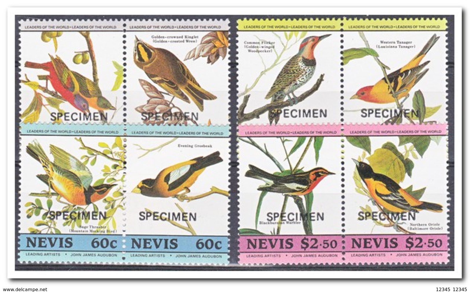 Nevis 1985, Postfris MNH, Birds - St.Kitts And Nevis ( 1983-...)