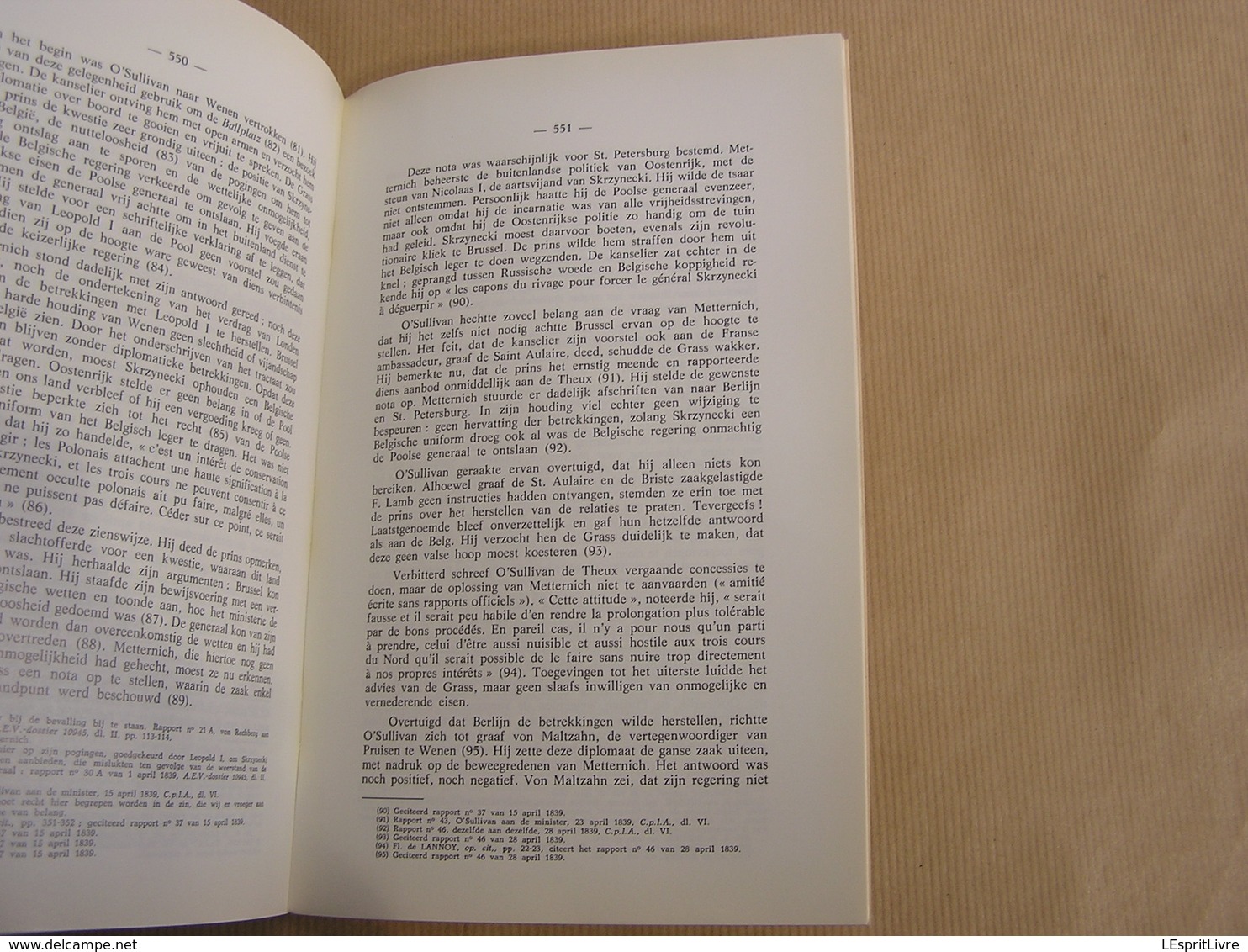 REVUE BELGE D' HISTOIRE MILITAIRE XVIII 7 Armée Titulaires Légion d'Honneur De Zaak Skrzynecki Ministère de la Guerre