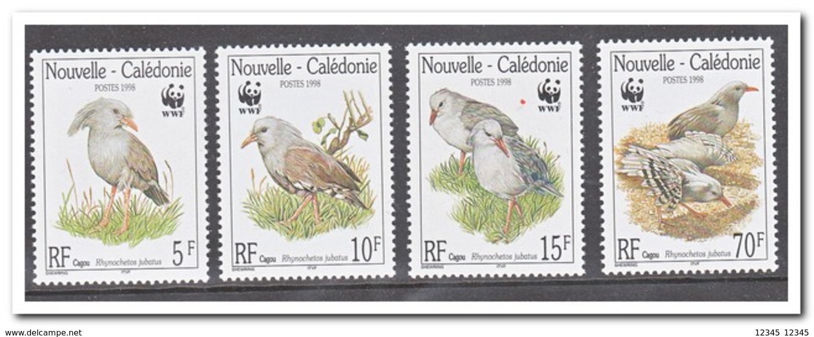 Nieuw Caledonië 1998, Postfris MNH, Birds, Wwf - Ongebruikt